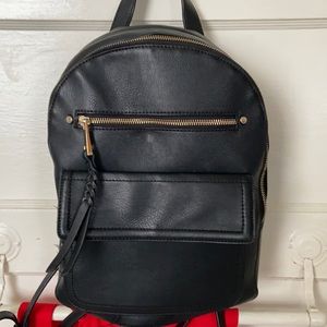 Leather backpack
